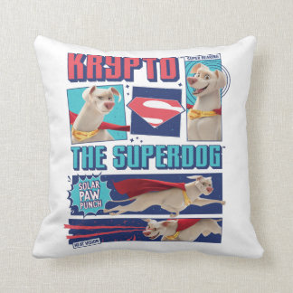 Krypto Die Super-Dog-Comic-Panels Kissen