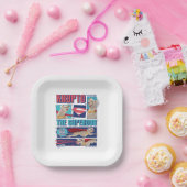 Krypto Die Super-Dog-Comic-Panels Pappteller (Party)