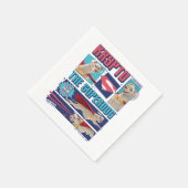 Krypto Die Super-Dog-Comic-Panels Serviette (Ecke)