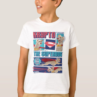 Krypto Die Super-Dog-Comic-Panels T-Shirt