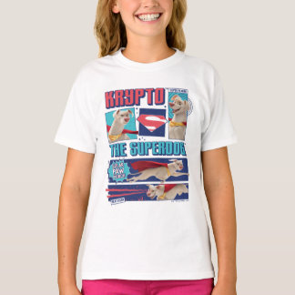 Krypto Die Super-Dog-Comic-Panels T-Shirt