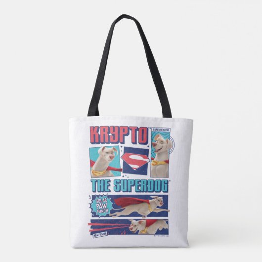 Krypto Die Super-Dog-Comic-Panels Tasche (Rückseite)