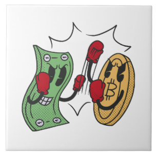 Krypto Fight Club Fliese