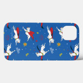 Krypto Flying Pattern Case-Mate iPhone Hülle (Rückseite (Horizontal))