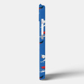 Krypto Flying Pattern Case-Mate iPhone Hülle (Rückseite / Links)