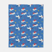 Krypto Flying Pattern Fleecedecke (Vorderseite)