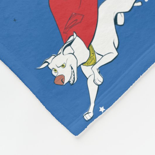 Krypto Flying Pattern Fleecedecke (Ecke)