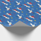 Krypto Flying Pattern Geschenkpapier (Ecke)