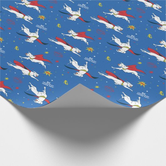 Krypto Flying Pattern Geschenkpapier (Ecke)