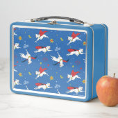 Krypto Flying Pattern Metall Brotdose (Beispiel)