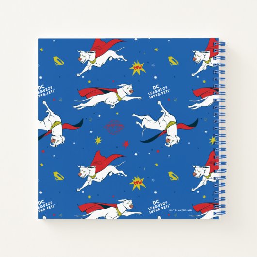 Krypto Flying Pattern Notizblock (Rückseite)