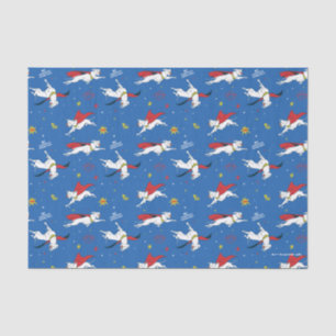 Krypto Flying Pattern Seidenpapier