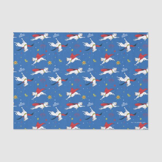 Krypto Flying Pattern Seidenpapier (Vorderseite)