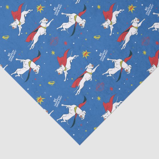 Krypto Flying Pattern Seidenpapier (Ausschnitt)