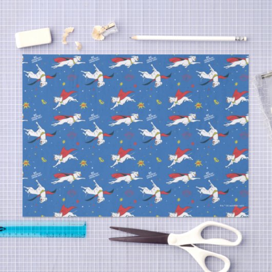 Krypto Flying Pattern Seidenpapier (Handwerk)