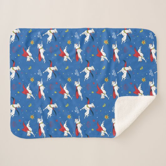 Krypto Flying Pattern Sherpadecke (Vorderseite (Horizontal))