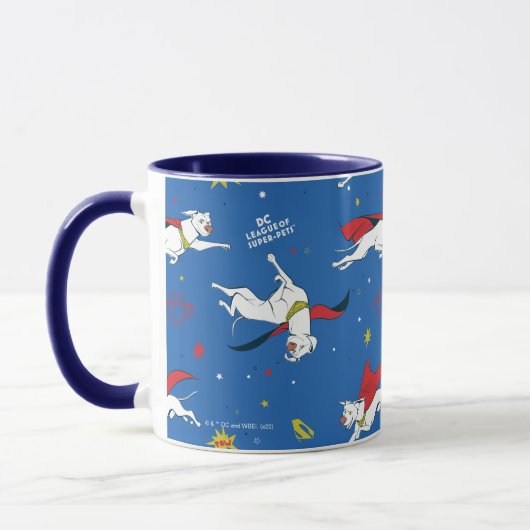 Krypto Flying Pattern Tasse (Links)