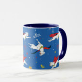 Krypto Flying Pattern Tasse (VorderseiteRechts)