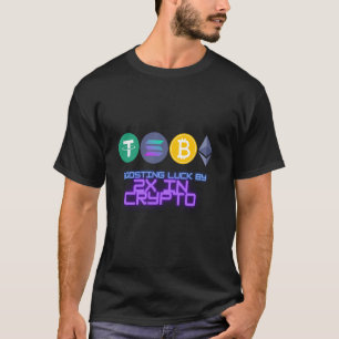 Krypto-Glückssteigerung, Blockchain-Händler - Verb T-Shirt