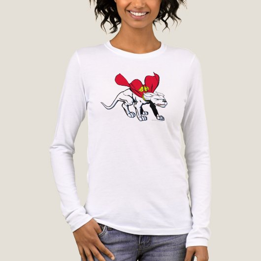 Krypto Growls Tri-Blend Shirt (Vorderseite)