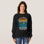 Krypto-Investor-Plan B Hodl Krypto-Blockchain Cry Sweatshirt (Vorne ganz)