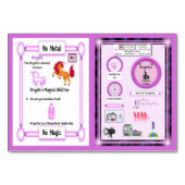 Krypto - Krypton Horn Unicorn Trading Card Tischnummer (Rückseite)