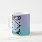 KRYPTO-MILLIONAIRE-LADUNG - FUNNY KRYPTOCURRENCY KAFFEETASSE (Vorderseite Links)