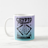 KRYPTO-MILLIONAIRE-LADUNG - FUNNY KRYPTOCURRENCY KAFFEETASSE (Links)