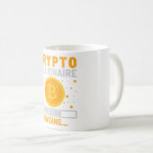 Krypto Millionaire-Ladung Kaffeetasse (VorderseiteRechts)