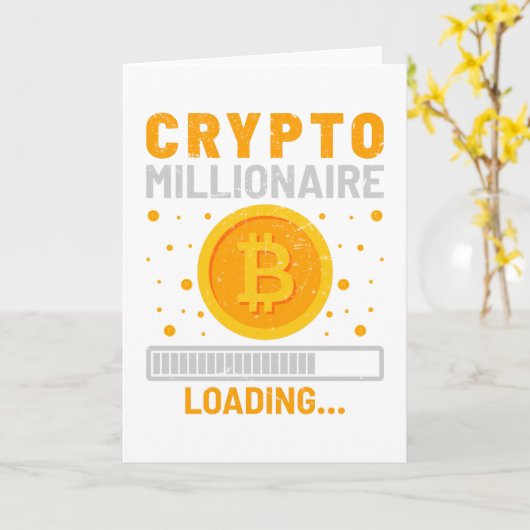 Krypto Millionaire-Ladung Karte (Gelbe Blume)