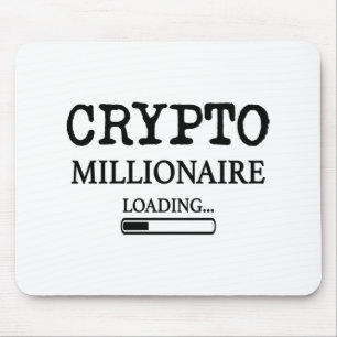 Krypto Millionaire-Ladung Mousepad