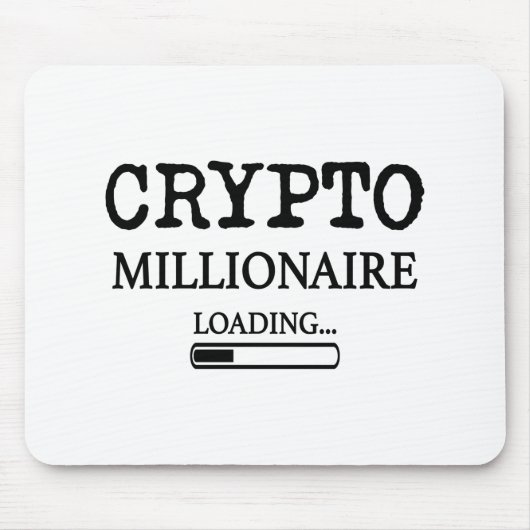 Krypto Millionaire-Ladung Mousepad (Vorne)