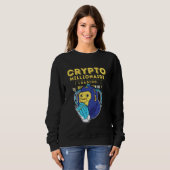 Krypto Millionaire-Ladung Sweatshirt (Vorne ganz)