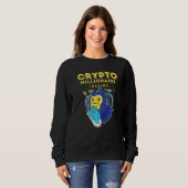Krypto Millionaire-Prämie Sweatshirt (Vorne ganz)
