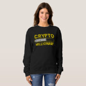 Krypto-Millionär lädt Bitcoin Ethereum Sweatshirt (Vorne ganz)