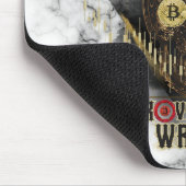 Krypto-Motivation | Bitcoin | Beweise ihnen das Ge Mousepad (Ecke)