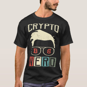 Krypto-Nerd Bitcoin Kryptowährungen Krypto Stock T-Shirt