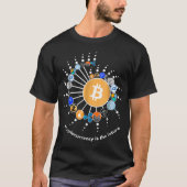 Krypto-Netzwerk-Digitaldesign T-Shirt (Vorderseite)