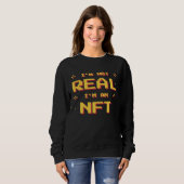 Krypto NFT Nicht fungibler Token Blockchain Sweatshirt (Vorne ganz)