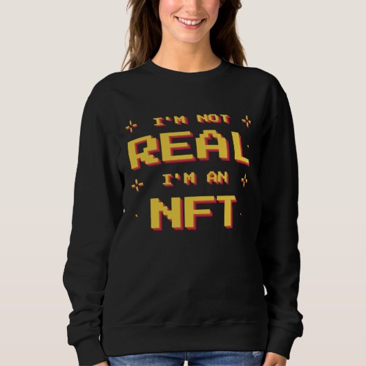 Krypto NFT Nicht fungibler Token Blockchain Sweatshirt (Vorderseite)