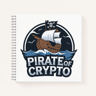 Krypto-Pirat Notizblock