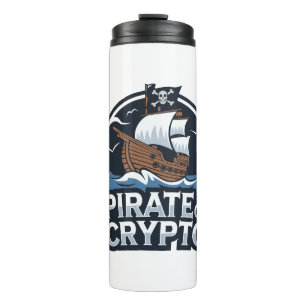 Krypto-Pirat Thermosbecher