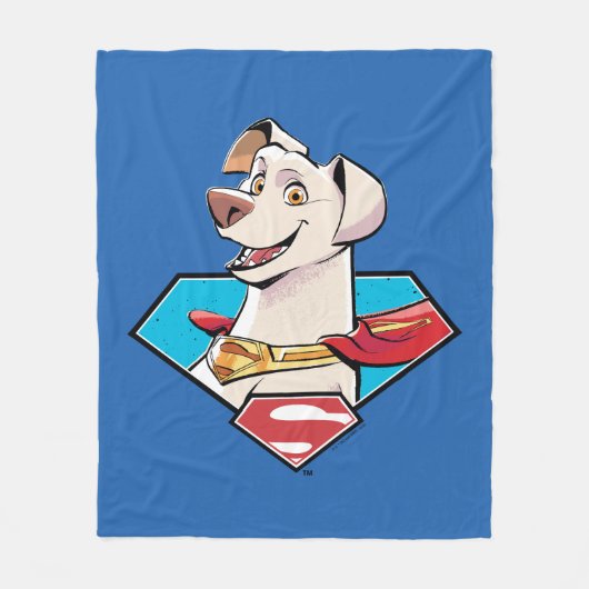 Krypto S-Shield Graphic Fleecedecke (Vorderseite)