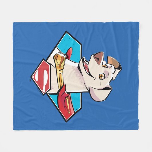 Krypto S-Shield Graphic Fleecedecke (Vorderseite (Horizontal))