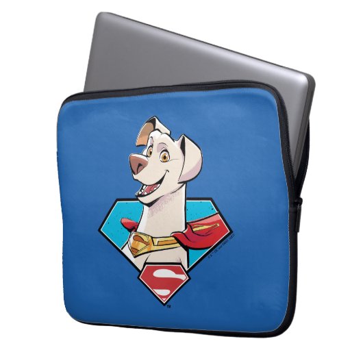 Krypto S-Shield Graphic Laptopschutzhülle (Vorderseite Links)