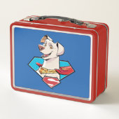 Krypto S-Shield Graphic Metall Brotdose (Rückseite)