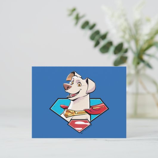Krypto S-Shield Graphic Postkarte (Stehend Vorderseite)