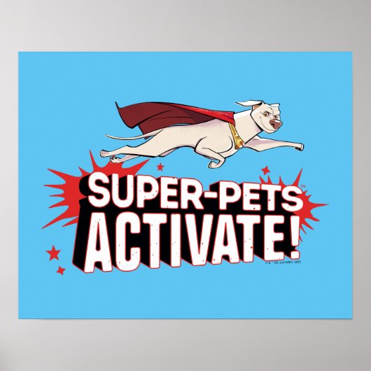 Krypto: Super-Pets Activate! Poster (Vorne)