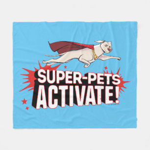 Krypto: Super-Pets aktivieren! Fleecedecke