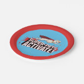 Krypto: Super-Pets aktivieren! Pappteller (Schrägansicht)